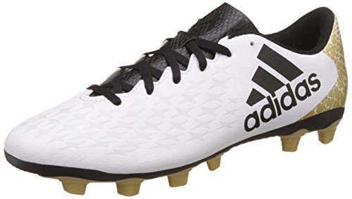 adidas Herren X 16.4 Fxg Fußballschuhe, Weiß (Ftwr White/Core Black/Gold Met.), 44 EU