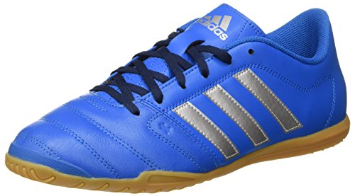 adidas Herren Gloro 16.2 indoor Fußballschuhe, Blau (Shock Blue/Silver Metallic/Collegiate Navy), 43.1/3 EU