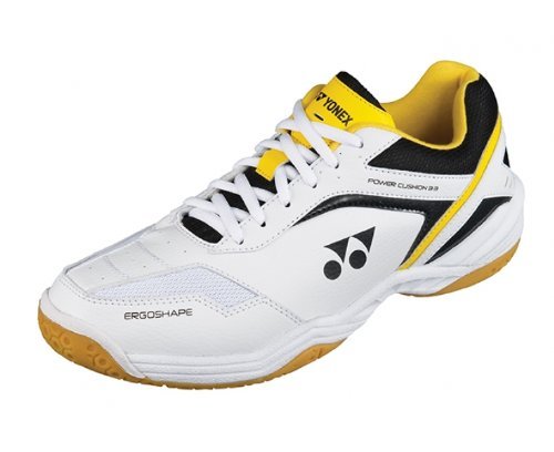 YONEX SHB-33EX Badmintonschuhe Herren, Schwarz/Gelb, 46