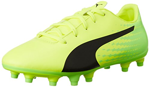 Puma Unisex-Kinder Evospeed 17.5 FG Jr Fußballschuhe, Gelb (Safety Yellow Black-Green Gecko 01), 38.5 EU