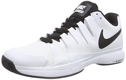 Nike Court Zoom Vapor 9.5 Tour, Herren Tennisschuhe, Weiß (White/Black-Black 101), 45 EU