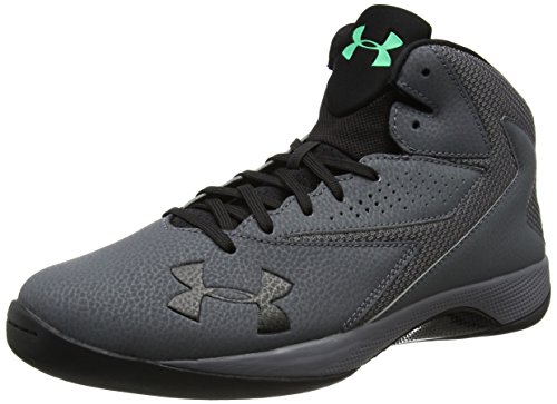 Under Armour Herren UA Lockdown Basketballschuhe, Grau (Rhino Gray 076), 44 EU (9 UK)