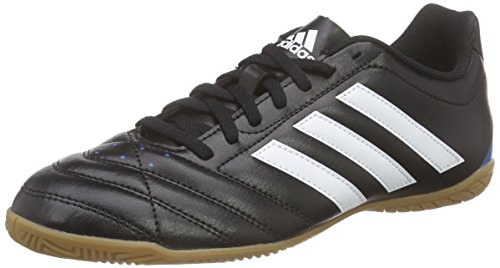 adidas Herren Goletto V in Fußballschuhe, Schwarz (Core Black/Ftwr White/Solar Blue2 S14), 42 EU