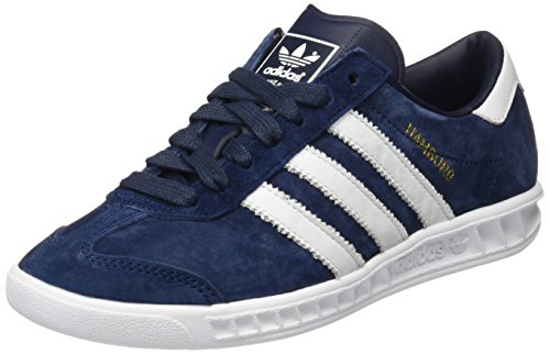 adidas Hamburg Herren Laufschuhe, Blau (Collegiate Navy/Ftwr White/Gold Met), 41 1/3 EU