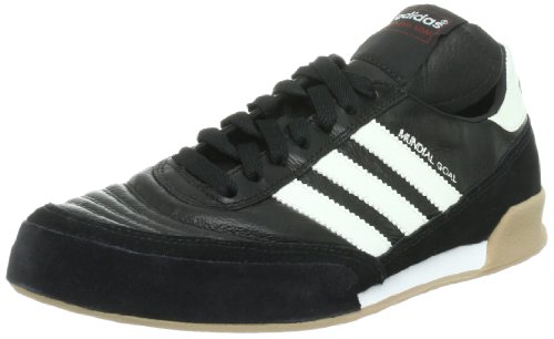 adidas Mundial Goal Herren Fußballschuhe, Schwarz (Black 1/running White/running White), 45 1/3 EU