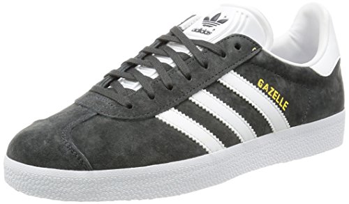 adidas Unisex-Erwachsene Gazelle Low-Top, Grau (Dgh Solid Grey/White/Gold Met.), 46 2/3 EU