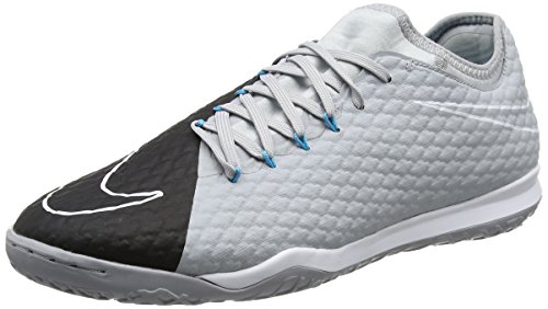 Nike Herren Hypervenomx Finale II IC Fußballschuhe, Grau (Wolf Grey/Black/Chlorine Blue/Dk Grey/Pu), 42.5 EU