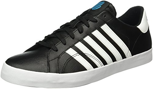 K-Swiss Herren Belmont SO Low-Top, Schwarz (Black/White/Algeria Blue), 41 EU