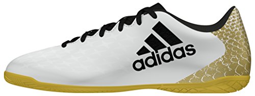 adidas Herren X 16.4 in Fußballschuhe, Weiß (Ftwr White/Core Black/Gold Metallic), 42 EU