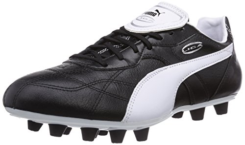 Puma Liga Classico FG, Herren Fußballschuhe, Schwarz (black-white-puma silver 01), 45 EU (10.5 Herren UK)