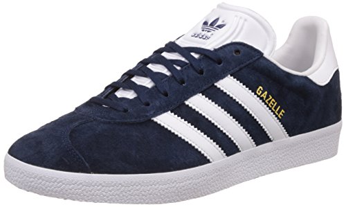 adidas Herren Gazelle Sneakers, Azul (Collegiate Navy/White/Gold Met), 43 1/3