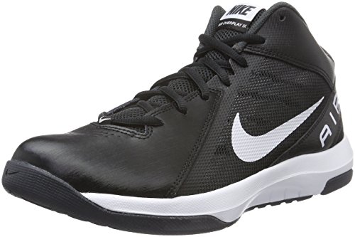 Nike Herren the Air Overplay IX Basketballschuhe, Schwarz (Black/White-Anthracite-Dark Grey), 42.5 EU