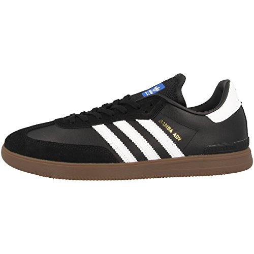 Adidas Schuhe Samba ADV Herren core black-footwear white-gum (BB8685), 42, schwarz