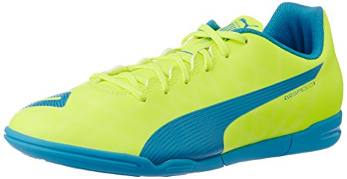 Puma evoSPEED 5.4 IT, Herren Hallenschuhe, Gelb (safety yellow-atomic blue-white 04), 45 EU (10.5 Herren UK)