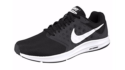 Nike Herren Downshifter 7 Laufschuhe, Mehrfarbig (Black/white), 44.5 EU