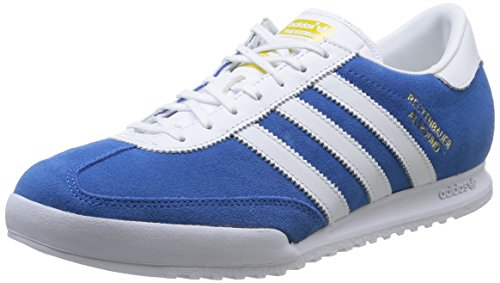adidas Originals Beckenbauer Unisex-Erwachsene Sneakers, Blau (Bluebird/Ftwr White/Gold Met.), 42