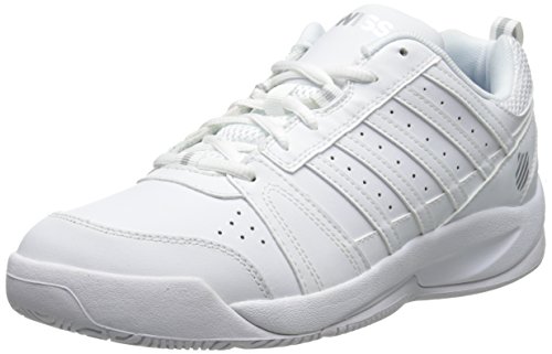 K-Swiss Performance KS TFW VENDY II-WHITE/SILVER-M, Damen Tennisschuhe, Weiß (White/Silver), 40 EU (6.5 Damen UK)