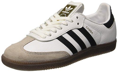 Adidas Damen Samba OG Sneaker Low Hals, Elfenbein (Ftwr White/Core Black/Gum), 38 EU