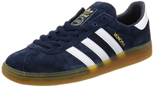 adidas Herren München Laufschuhe, Blau (Collegiate Navy/Ftwr White/Gum), 46 EU