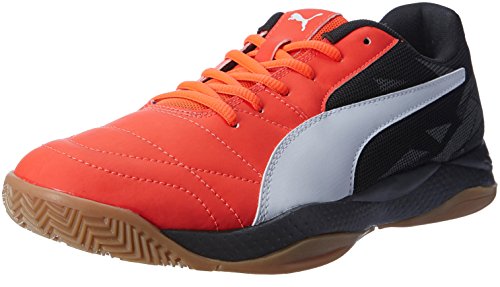 Puma Unisex-Erwachsene Veloz Indoor III Hallenschuhe, Rot (Red Blast-White-Black 01), 42.5 EU