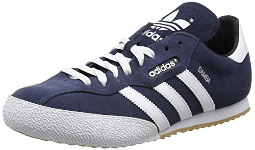 adidas Herren Samba Super Suede Sneaker, Blau (Navy), 44 EU