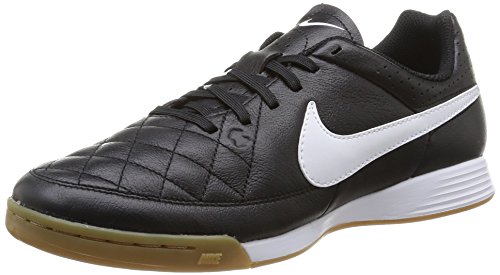 Nike Tiempo Genio IC Herren Fußballschuhe, Schwarz (Black/White 010), 44 EU