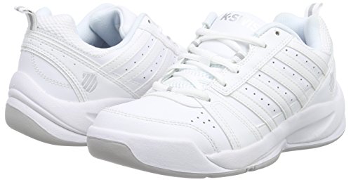 K-Swiss Performance KS TFW VENDY II CARPET~WHT/SLV – M, Damen Tennisschuhe, Weiß (White/Silver), 41 EU (7 Damen UK)