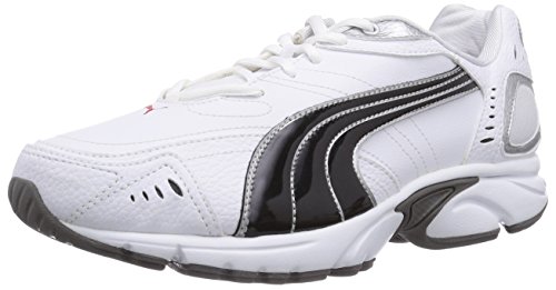 Puma Xenon TR SL, Herren Laufschuhe, Weiß (white-black-puma silver-high risk red-steel grey 02), 40.5 EU (7 Herren UK)