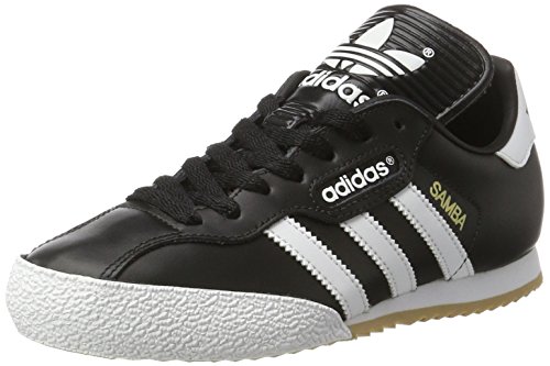 adidas Herren Samba Super Turnschuhe, Schwarz (Black/Running White Ftw), 44 EU