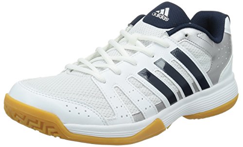 adidas Performance Ligra 3, Herren Volleyballschuhe, Weiß (Ftwr White/Collegiate Navy/Tech Silver Met. F13), 44 2/3 EU (10 Herren UK)