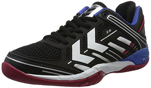 hummel Unisex-Erwachsene Omnicourt Z6 Trophy Hallenschuhe, Schwarz (Black), 43 EU