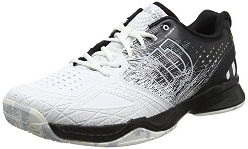 WILSON Herren Kaos Comp Tennisschuhe, Mehrfarbig (Black/White/Pearl Blue), 49 1/3 EU