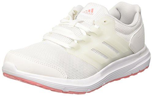 adidas Damen Galaxy 4 Laufschuhe, Weiß (Footwear White/Footwear White/Tactile Rose), 39 1/3 EU