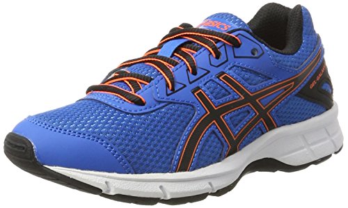 Asics Unisex-Kinder Gel-Galaxy 9 Gs Laufschuhe, Blau (Directoire Blue / Black / Hot Orange), 36 EU