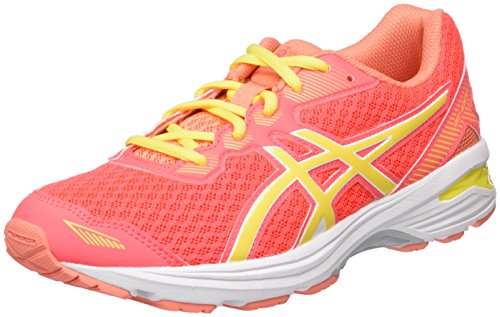 Asics Mädchen Gt-1000 5 Gs Laufschuhe, Mehrfarbig (Diva Pink / Sun / Melon), 33 EU