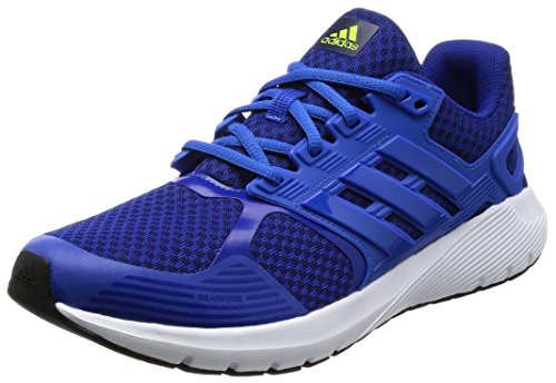 adidas Herren Duramo 8 Laufschuhe, Blau (Mystery Ink/Blue/Solar Yellow), 46 EU