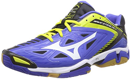 Mizuno Wave Stealth 3, Herren Handballschuhe, Blau (dazzling blue/white/blue), 45 EU (10.5 Herren UK)