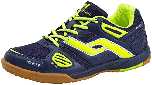 Pro Touch Kinder Indoor Schuh Rebel III Blau / Gelb -30