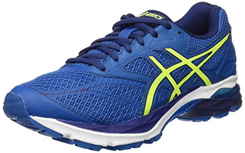 Asics Herren Gel-Pulse 8 Laufschuhe, Blau (Thunder Blue/Safety Yellow/Indigo Blue), 45 EU