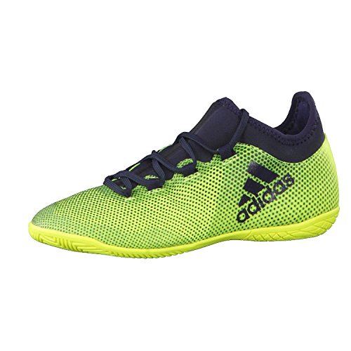 adidas Unisex-Kinder X Tango 17.3 in J Hallenfußballschuhe, Gelb (Solar Yellow/Legend Ink F17/Solar Yellow), 35 1/3 EU