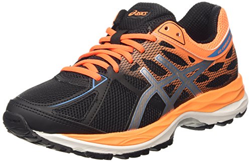 ASICS Gel-cumulus 17 Gs, Unisex-Kinder Laufschuhe, Schwarz (black/methyl Blue/flash Coral 9042), 37 EU