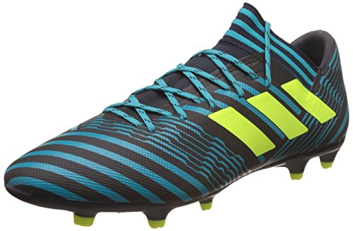 Adidas Herren Nemeziz 17.3 Fg Fußballschuhe, Mehrfarbig (Legend Ink F17/Solar Yellow/Energy Blue S17), 42 EU