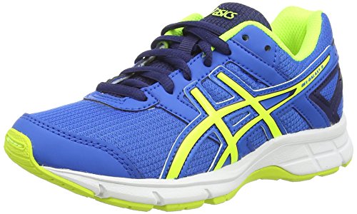 Asics Gel-galaxy 8 Gs, Unisex-Kinder Laufschuhe, Blau (electric Blue/flash Yellow/ind 3907), 34.5 EU