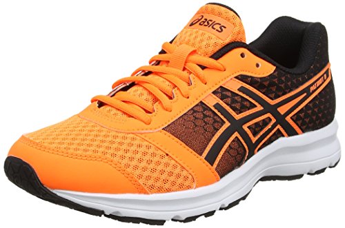 Asics Herren Patriot 8 Laufschuhe, Orange (Hot Orange / Black / White), 46.5 EU