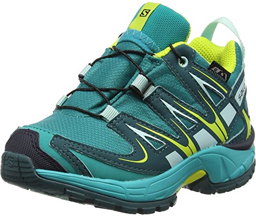 Salomon Kinder XA Pro 3D CSWP, Synthetik/Textil, Trailrunning/Outdoor-Schuhe, Blau, Gr. 30