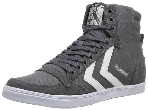 hummel HUMMEL SLIMMER STADIL HIGH, Unisex-Erwachsene Hohe Sneakers, Grau (Castle Rock/White KH), 43 EU (9 Erwachsene UK)