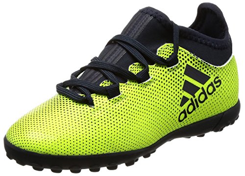 adidas Unisex-Kinder X Tango 17.3 Tf J Hallenfußballschuhe, Gelb (Amasol / Tinley / Amasol), 31 EU