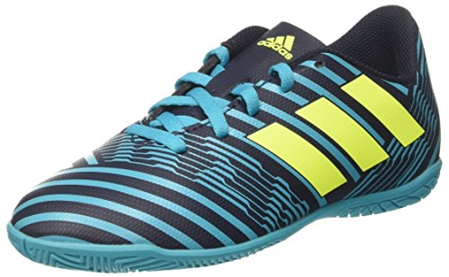 Adidas Jungen Nemeziz 17.4 in Fußballschuhe, Mehrfarbig (Legend Ink F17/Solar Yellow/Energy Blue S17), 36 EU