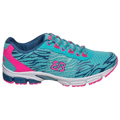 Brütting Billow türkis/blau/pink 41 Damen/Mädchen Joggingschuh Schnürrschuh